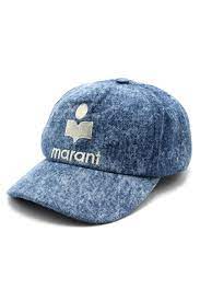 Isabel Marant Tyron Cap In Blue Hampden Clothing