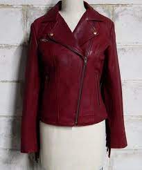 Whet Blu Oxblood Daisy Leather Moto Jacket Women Zulily Womens Moto Jacket Clothes Jackets