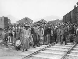 C 1907 Quarry Workers At The New Taikoo Dockyard Hong Kong Hong Kong Island History Photos