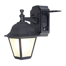 Portfolio Gfci 11 81 In H Black Outdoor Wall Light Brickseek