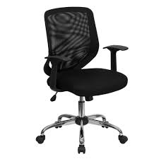 Black Mid Back Task Mesh Chair Lf W95 Mesh Bk Gg Churchchairs4less Com