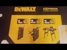 Oct 13, 2019 · the fact that this workbench has over 600 positive reviews online speaks for itself, but it takes our number one spot for its versatility, supportive structure, and compact design. Dewalt Express 33 In Folding Portable Workbench Youtube