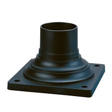 Acclaim Lighting 5999bk Pier Mount Adapter 5999bk The Home Depot
