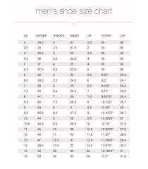 Men Shoes Size Shoe Size Chart Size Chart