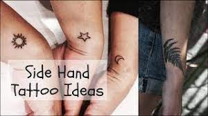 Skull tattoo with flower is most famous side thigh tattoo design for women. Side Hand Tattoos For Women Small Tattoos Tattoo Designs Youtube
