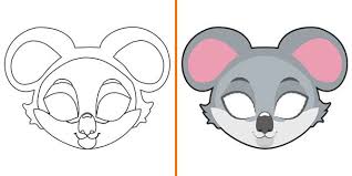 Maschere Di Animali Da Colorare E Costruire Per Bambini Animali Colori Koala