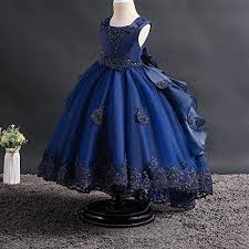 Shop for princess dress online at target. Buy Soledi Girls Europe And America Palace Princess Dress Beautiful Beaded Lace Big Bow Swallowtail Children S Baby Dress Navy Blue Features Price Reviews Online In India Justdial