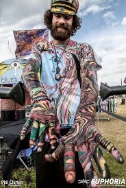 Galactic Gavin Visual Body Painting Design