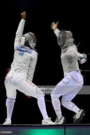 Pamela Brindamour Of Canada Competes Against Natalia Botello Of Competing American Games Natalia