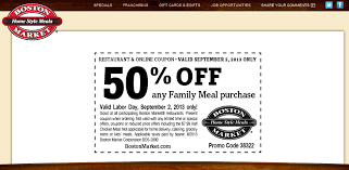 Pinned August 26th Family Meals Are 50 Off Labor Day At Boston Market Coupon Via The Coupons App Boston Market Free Printable Coupons Printable Coupons