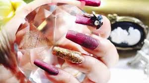 Burgundy acrylic nails red and gold nails cute acrylic nails maroon nails burgundy matte maroon nails red burgundy burgundy wedding black nail prom nails. How To Make Acrylic Nails In Maroon And Gold Color Youtube
