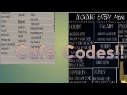 Mod menu v512 820 takes roblox. Roblox Bloxburg Cafe Codes Youtube