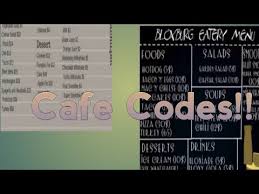 When autocomplete results are available use up and down arrows to review and enter to select. Roblox Bloxburg Cafe Menu Codes 06 2021