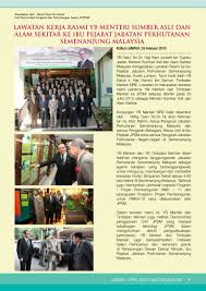 Jabatan Perhutanan Semenanjung Malaysia Majutan Jan April 2016 Page 3