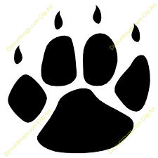 Gallery For Bobcat Paw Logo Paw Print Clip Art Bear Paw Print Paw Logo