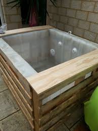 Ibc Above Ground Plunge Pool Diy Swimming Pool Plunge Pool Pool Hot Tub