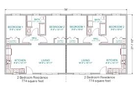 Duplex 2 Bedroom Duplex Floor Plans Small House Floor Plans Duplex Plans
