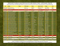 Download, customize and print 2021 blank calendar templates. 2021 Liturgical Calendar Year B K 2021 Sola Publishing