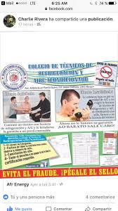 Colegio de Tecnicos de Refrigeracion y Aire Acondicionado de Puerto Rico... 