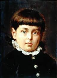 Retrato de Beata Matejko, la hija del artista, con un canario (Jan mateiko)  ▶️ Análisis del Cuadro