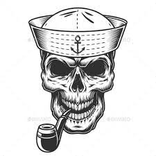 Monochrome Vintage Skull Miscellaneous Vectors Vintage Skull Tattoo Designs Sketches Drawing Ideas Sketches