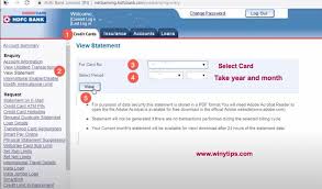 Hdfc bank new credit card apply update : Check Hdfc Cc Statement Credit Card Bill On Mobile App Online