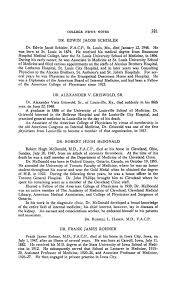 RESEARCH FELLOWSHIPS—THE AMERICAN COLLEGE OF PHYSICIANS