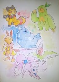 Samaya Starters Second Stage By Https Www Deviantart Com Samayaregion On Deviantart Pokemon Species Game Character Design Pokemon Project