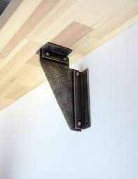 Lourds Rustique En Fer Forge Les Equerres Metalliques Fer Corbeaux Support Plateau En Acier Support De Style Industriel Support D Etagere Cuisine Avec Images Forger Le Metal Etagere Acier