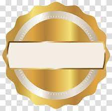 Scalloped Edge Round Gold Logo Badge Gold Seal Badge Transparent Background Png Clipart Transparent Background Clip Art Overlays Transparent Background
