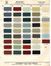 Original Vw Beetle Paint Schemes Vw Beetles Car Paint