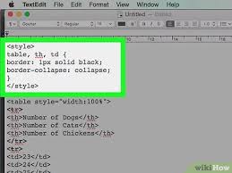Set padding for table cell in html and css set background color. How To Create A Table In Html With Pictures Wikihow