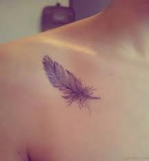 Where the actual shape of the heart symbol comes from is another matter. 39 Cute Feather Tattoos On Chest