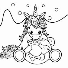 Dibujos Para Colorear De Unicornios Navideños