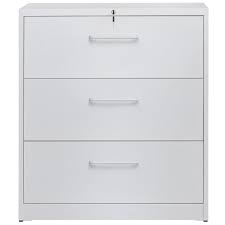 Shop Merax 3 Drawers Lateral Filing Cabinet 2 Drawer Locking File Cabinet Metal Organizer Heavy Duty Hanging File Office On Sale Overstock 30427187