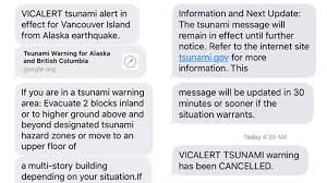 The pacific tsunami warning center in honolulu, hawaii, serves the u.s. Thousands Sign Up For Victoria Text Alert System After Tsunami Scare Ctv News
