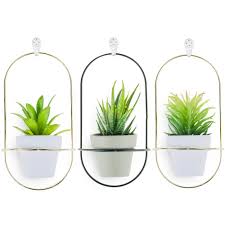 Vondom cono planter basic from $180.00 more colors. 3 Set Hanging Wall Planters Modern Wall Decor Hanging Planters Ceramic Hanging Plant Holder With 2 4 Inch Mini Succulents Pots For Air Plants Herb Indoor Wall Decor Planters Buy Online In Cayman