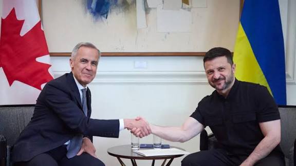 🇺🇦🇨🇦 Canada just pledged a massive new aid package — C$2.5 BILLION to Ukraine amid a brutal Russian attack on Kyiv. This comes as Ukraine's President Volodymyr Zelenskyy continues to global peace