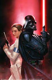 Star Wars Illustrator Inhyuk Lee Darthvader Padme Star Wars Padme Star Wars Art Rey Star Wars