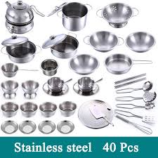 Check spelling or type a new query. New 40 Pcs Pretend Play Toys Stainless Steel Children Kitchen Toys Cooking Set Simulation Tableware Toy Cook Toy New Year Gift Toy Cooking Set Toy Cookingchildren Kitchen Aliexpress