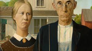 Grant Wood's 'American Gothic', unvarnished