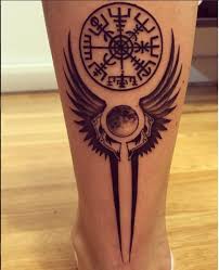 Valkyrie tattoo black wing tattoos @meganallardart. Symbol Valkyrie Viking Tattoo Novocom Top