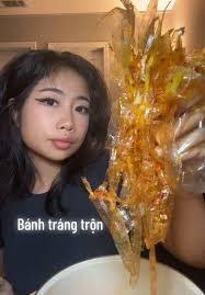 Vietnamese Ban Tran Snack