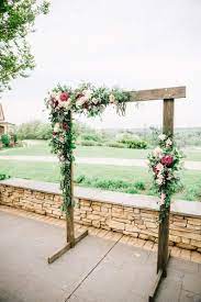 Love The Square Arch With Asymmetrical Floral Wedding Archway Wedding Arbor Rustic Rustic Wedding Backdrops