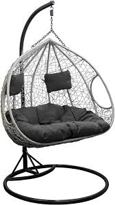 Check spelling or type a new query. Amazon De Trendyshop365 Xxl Hangesessel Mit Gestell Fur 2 Personen Hangeliege Korb Inkl Polster Ideal Fur Garten Balkon Lounge