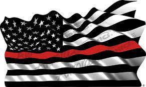 Flag was created by combining the thin blue line flag with the stars and stripes and creating a new flag. Waving American Flag Black Red Stripe Aurora Graphics