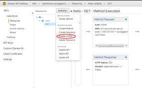 Enable Cors On A Resource Using The Api Gateway Console Amazon Api Gateway