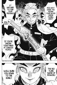 Demon slayer rengoku manga