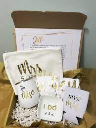 Did Your Best Friend Just Get Engaged Send Them This Personalized Engagement Gift Bo Friends Bridal Shower Engagement Gift Boxes Bridal Shower Gifts For Bride