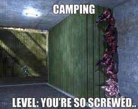 Staying in one spot is the most common definition for camping on online gaming forums. Camping Know Your Meme